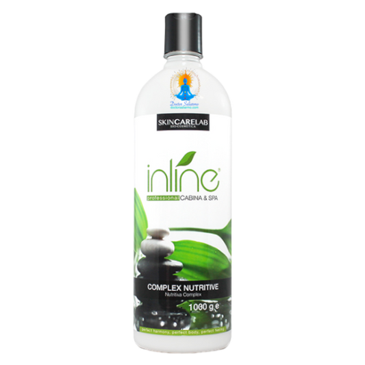 Crema nutritiva Inline humecta y mejora la elasticidad de la superficie cutánea gracias a que contiene vitaminas y proteínas.
