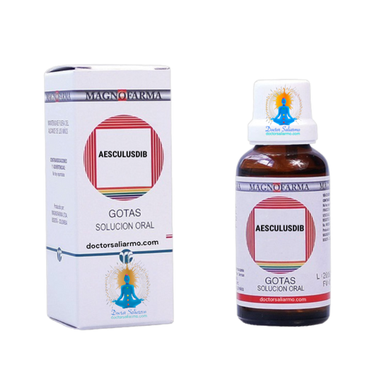 Aesculusdib medicamento homeopático indicado para ayudar en varices, hemorroides, eczemas varicosos, estasis venosa.