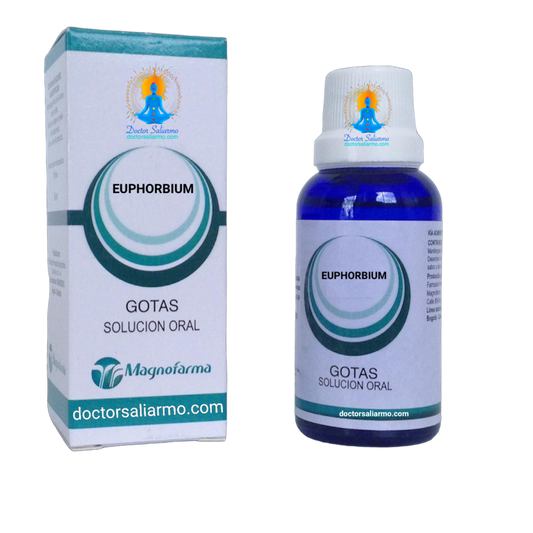 Euphorbium medicamento homeopático usado en el tratamiento de sinusitis y rinosinusitis